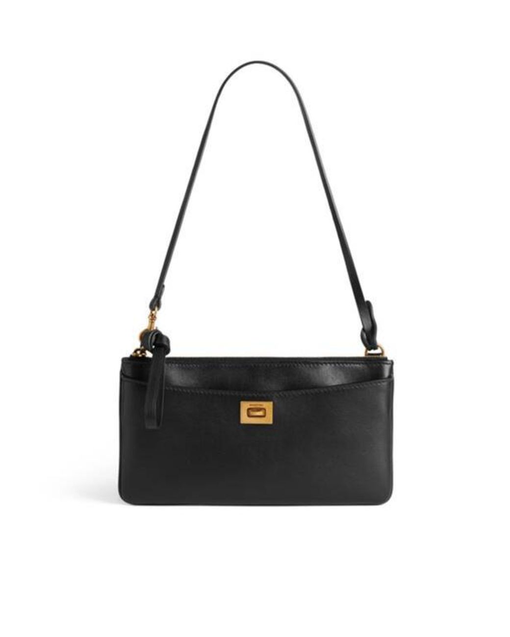 Balenciaga Black Rodeo Phone Pouch