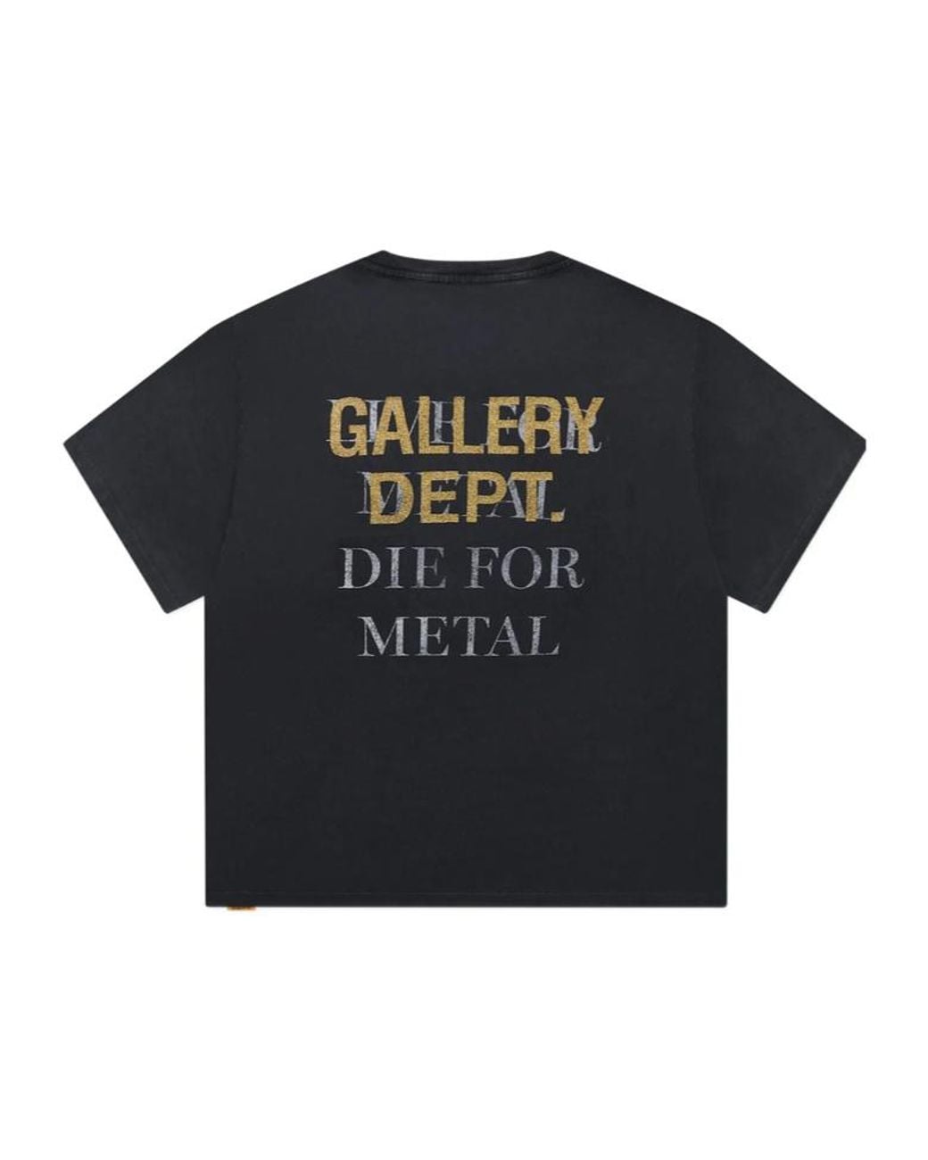 GALLERY DEPT. Black Graphic Print T-Shirt for men
