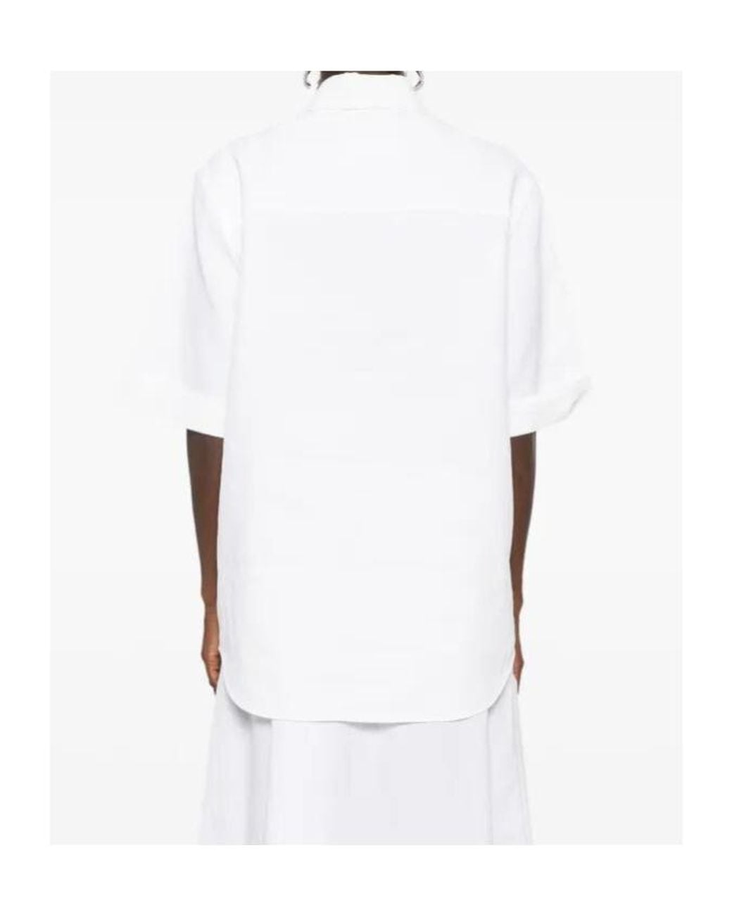 Jil Sander White Short Sleeve Shirt