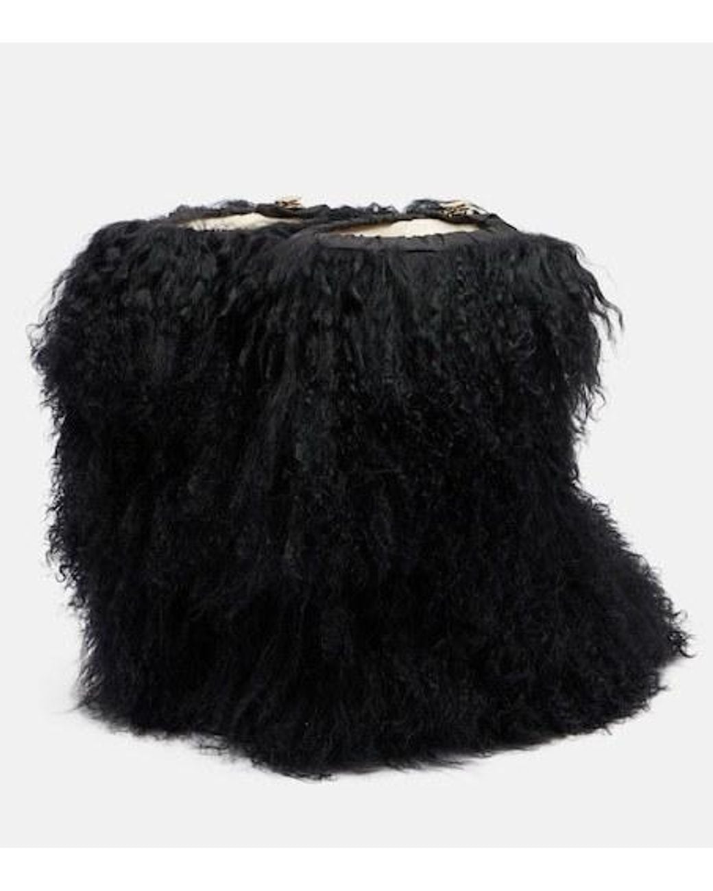 Bogner Black Les Arcs Shearling Snow Boots