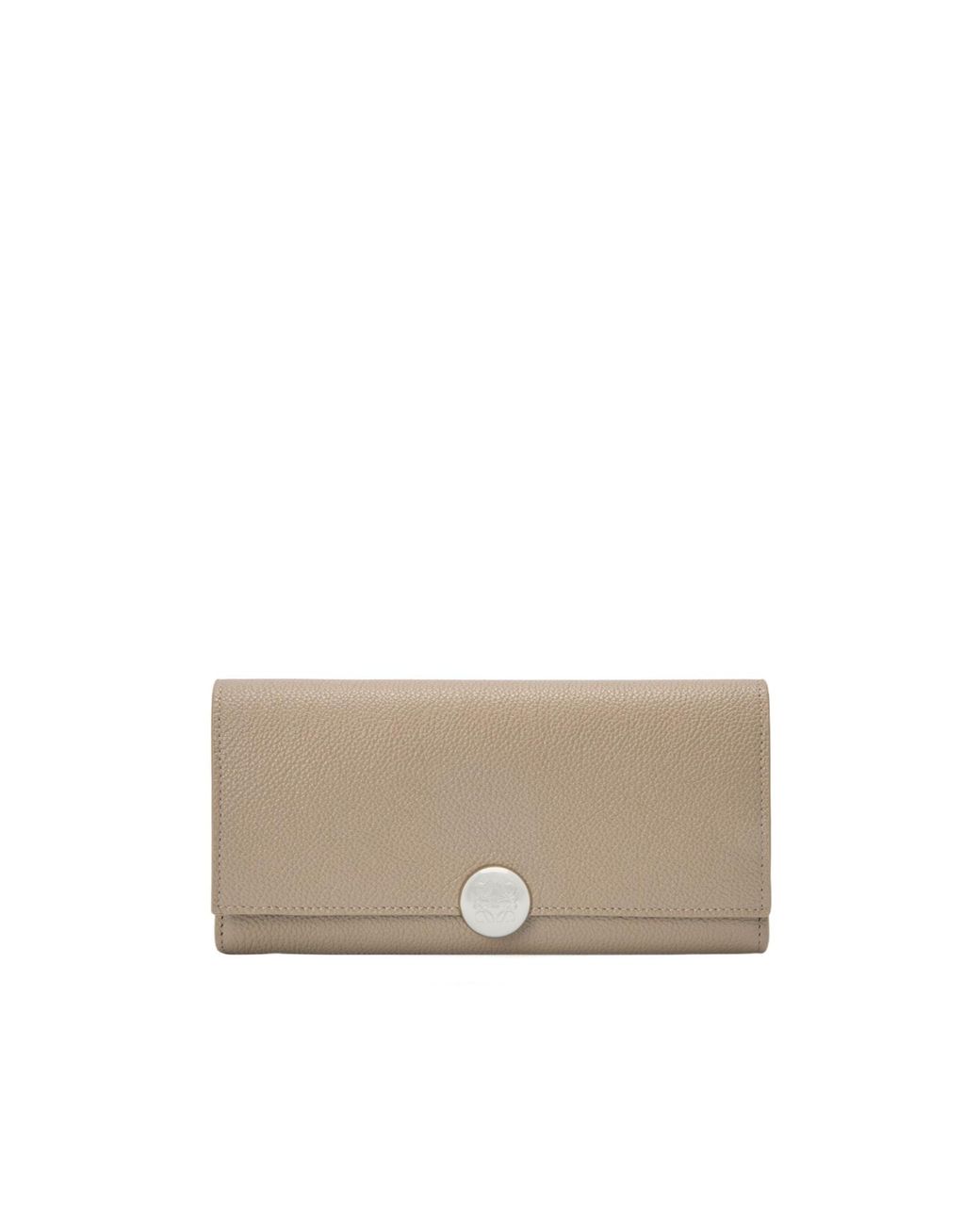 Loewe Gray Pebble Continental Wallet