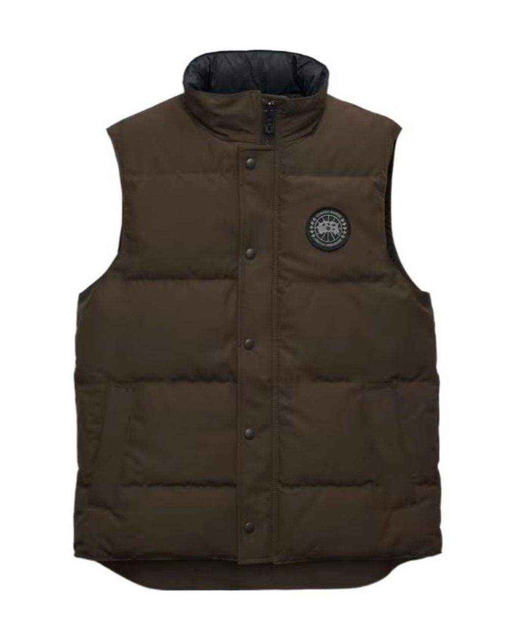 Canada Goose Green Garson Quilted Logo-Patch Gilet for men
