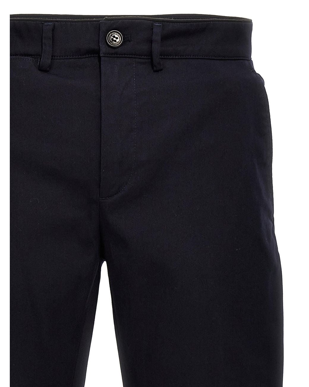 Department 5 Blue Classic Mike Trousers for men