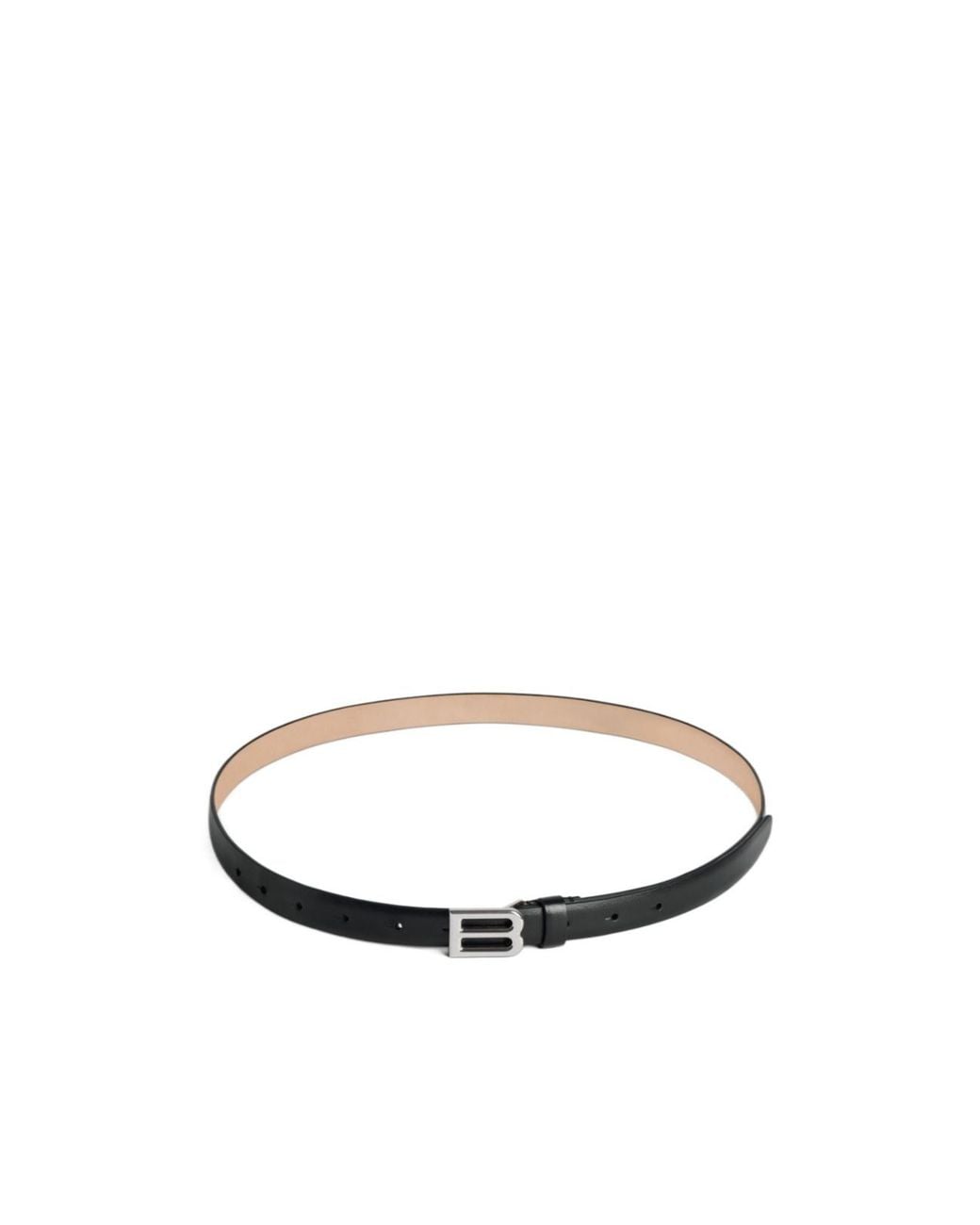 Balenciaga White Bolero B Belt for men