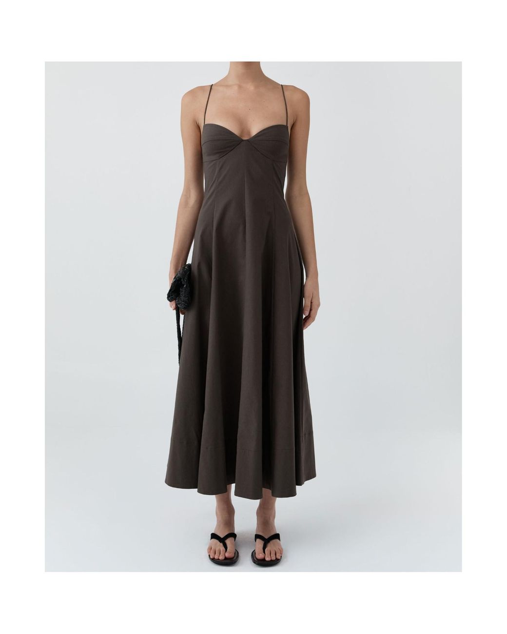 St. Agni Brown Cami ドレス
