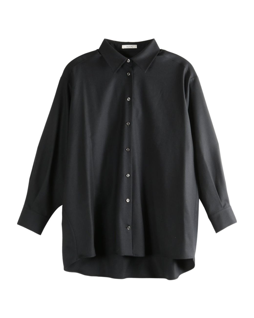 The Row Black Luka Button-Up Shirt