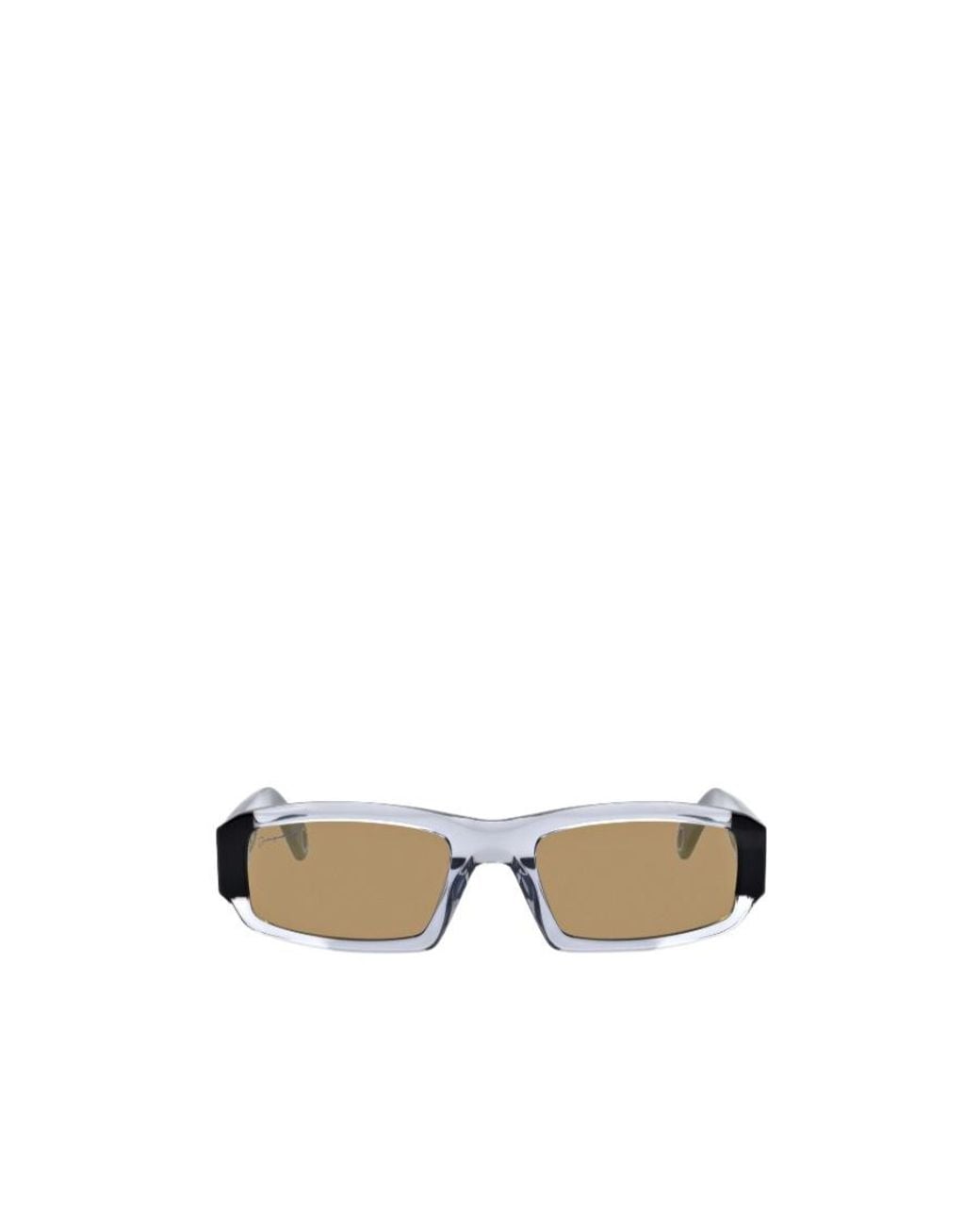Jacquemus Metallic Saltu Rectangle-Frame Sunglasses