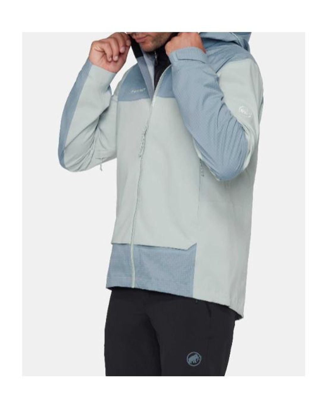 Mammut Blue Ducan Guide Hs Hooded Jacket for men