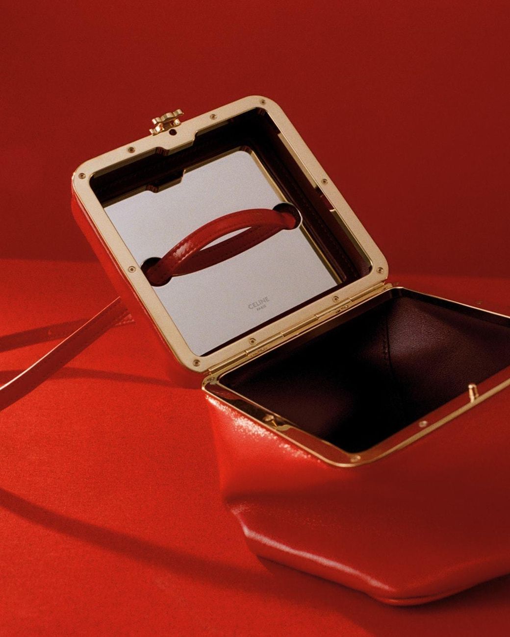 Céline Red Cube Frame