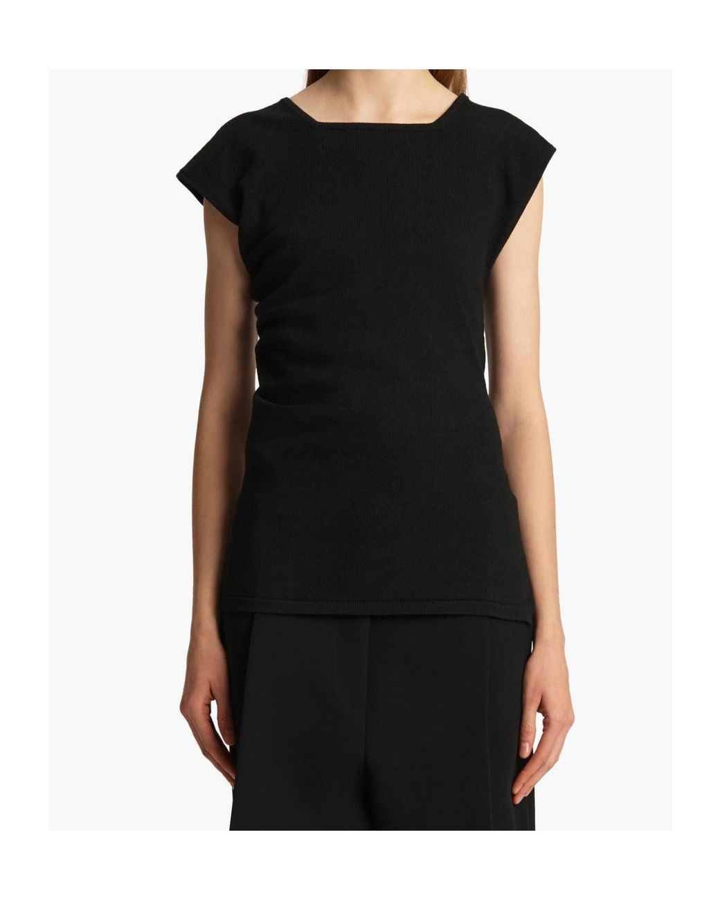 Khaite Black Josif Top