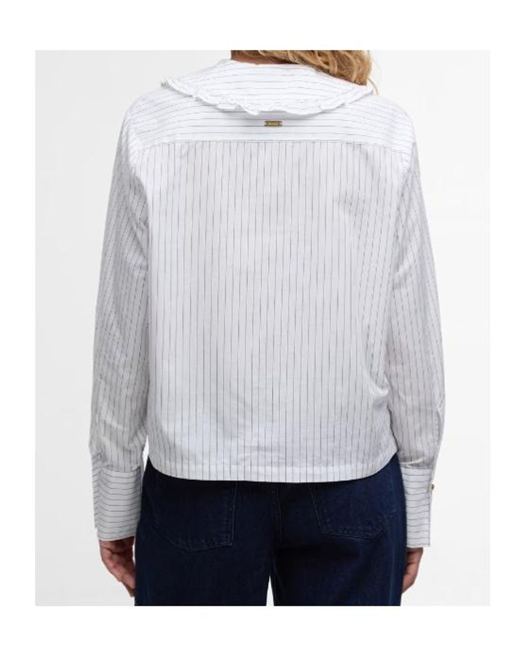Barbour White B.Li Avery Shirt Ld61
