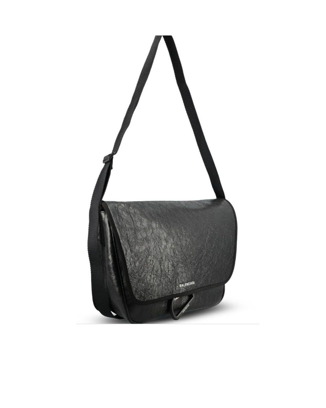 Balenciaga Black Explorer Shoulder Bag for men