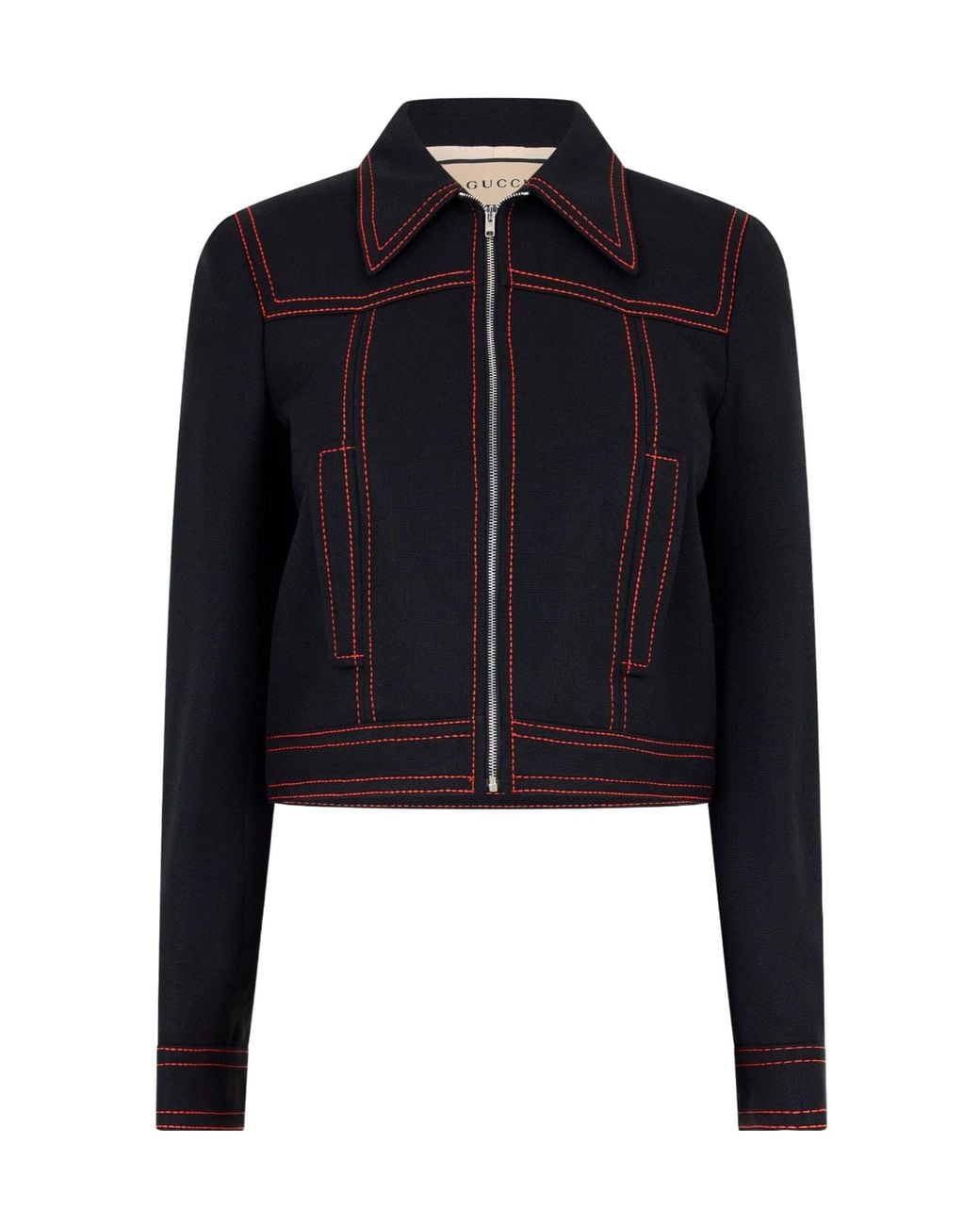 Gucci Black Casual Denim Jacket