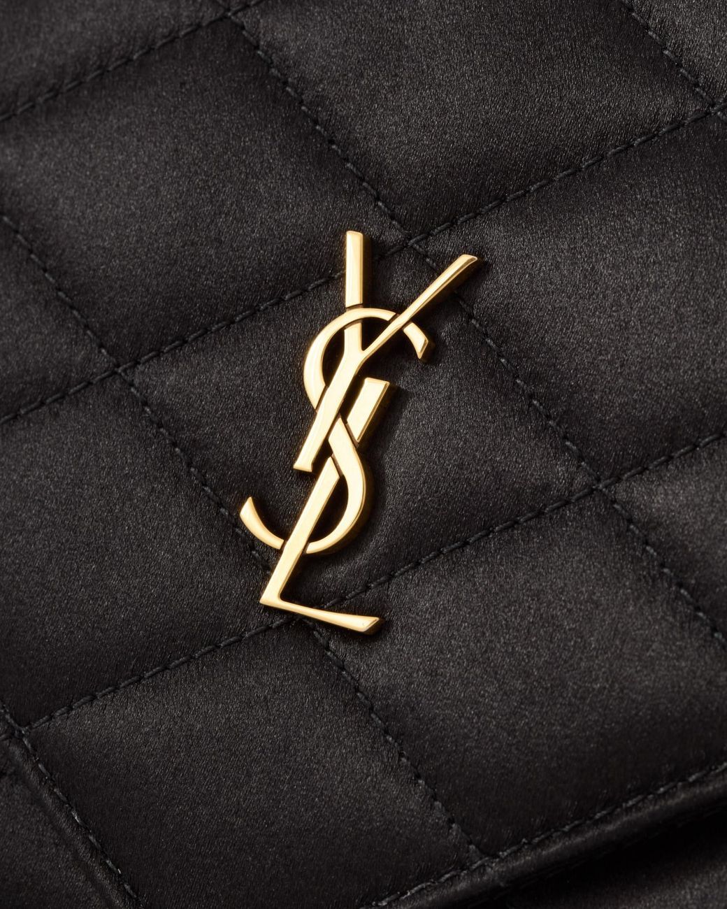 Saint Laurent White Paris Chain Wallet