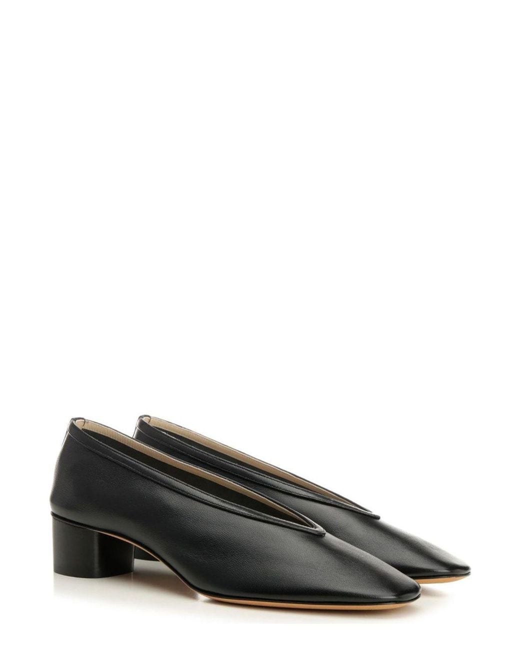 Le Monde Beryl Brown Luna Block-Heel Pumps