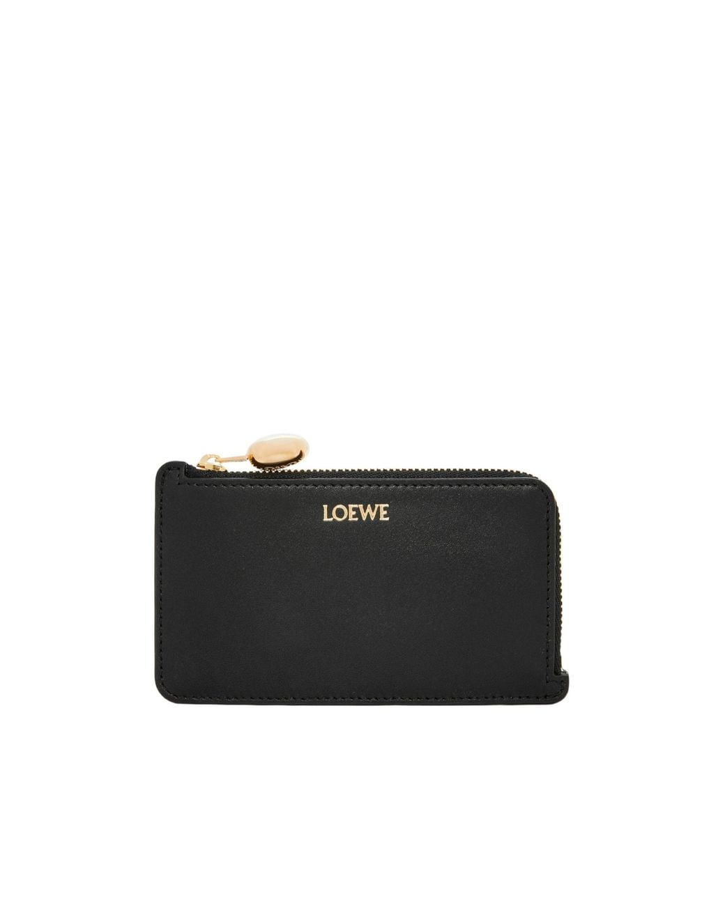 Loewe Black Pebble Zipped Coin Cardholder