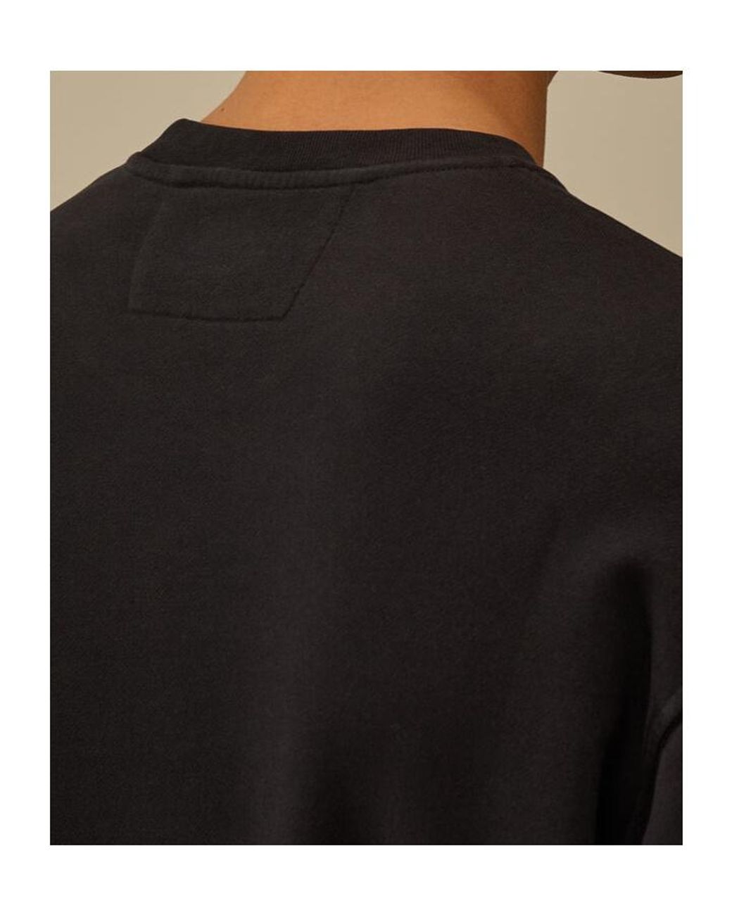 C P Company Black Lens Pocket Sweatshirt for men