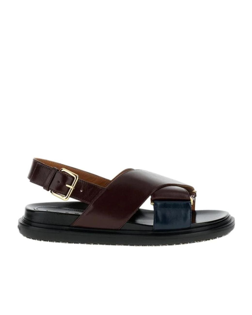 Marni Black Buckled Sandals