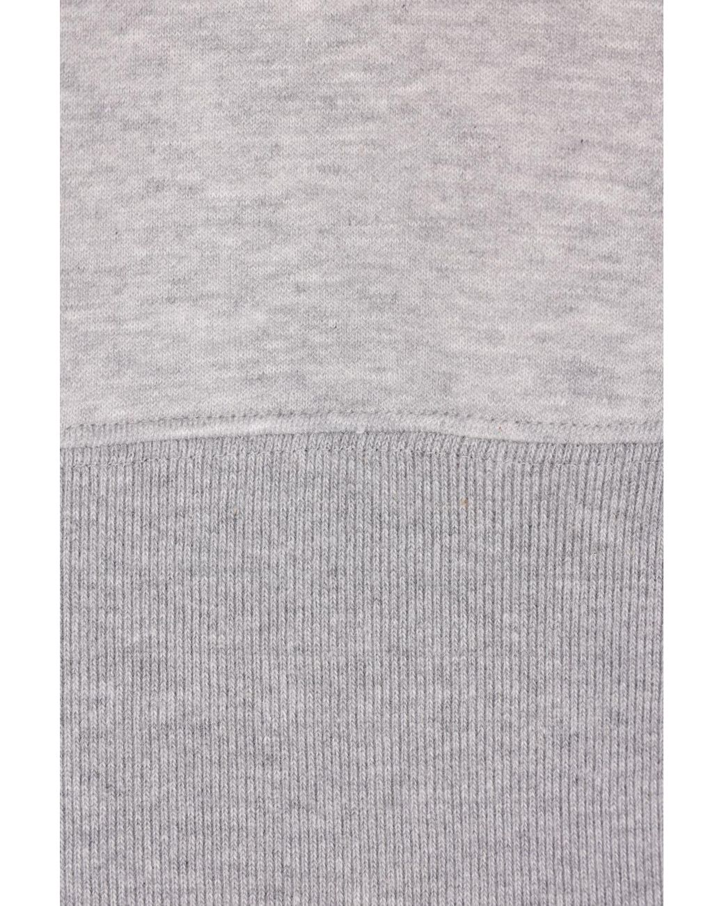 Sacai Gray Sponge Sweat Zip-Up Hoodie