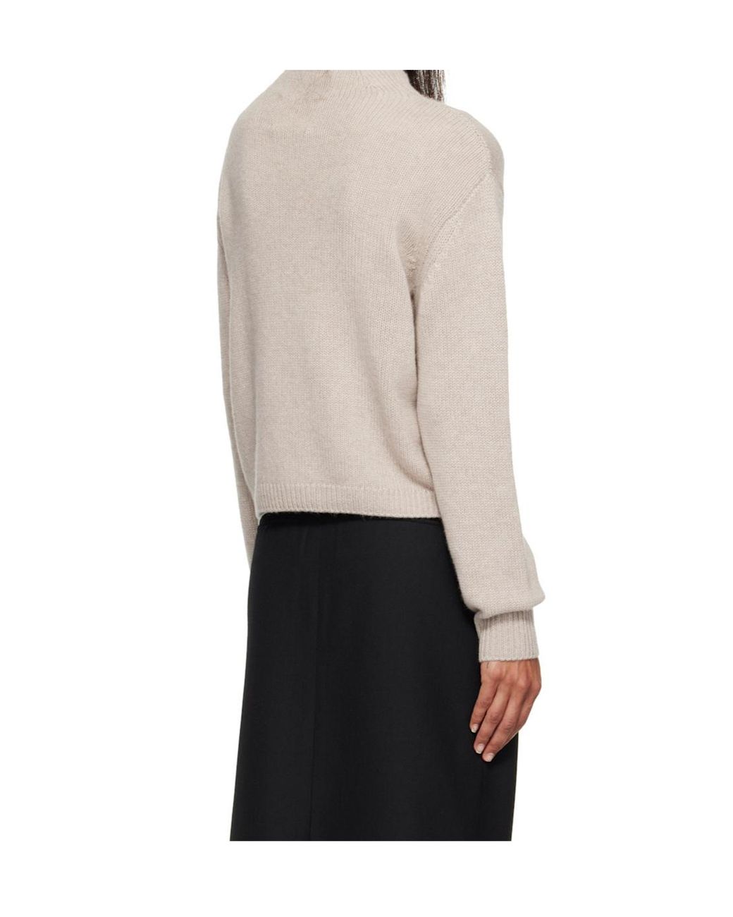 Lisa Yang Natural Zirelle Button-Up Cardigan