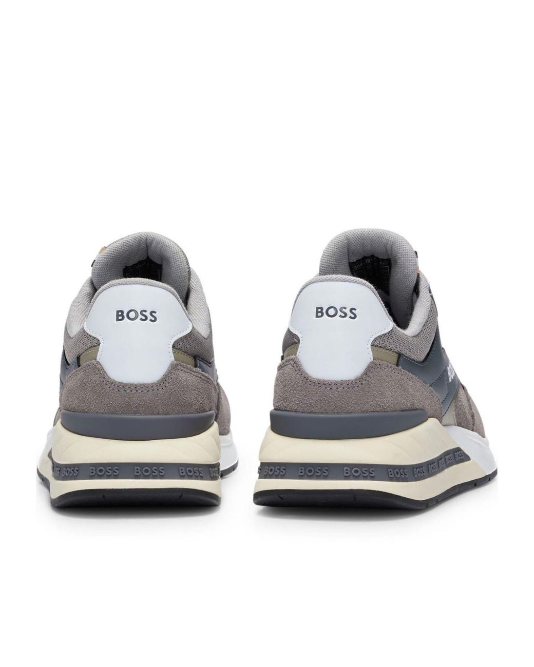 Boss Gray Casual Sneakers for men