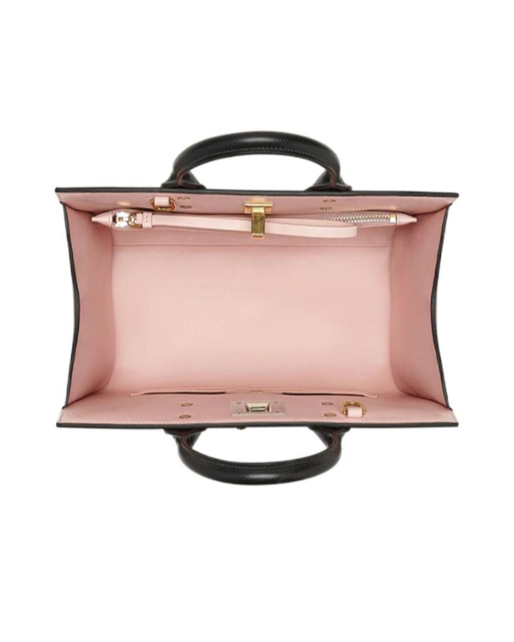 Ferragamo Black Ferragamo Studio Box Medium Top Handle Bag