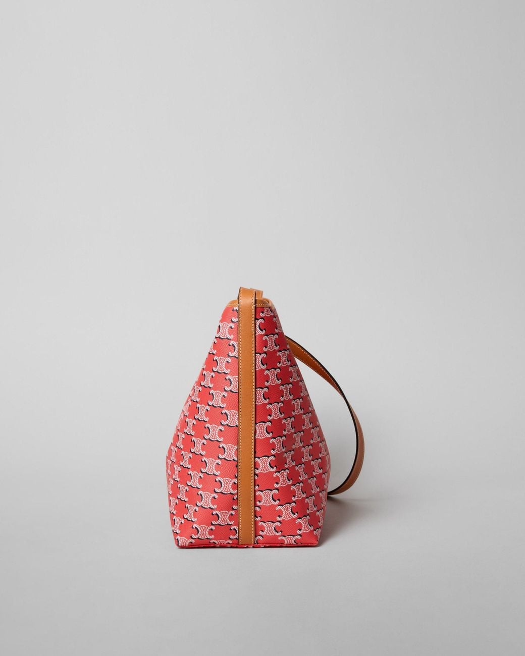 Céline Red Soft Shopper Bag