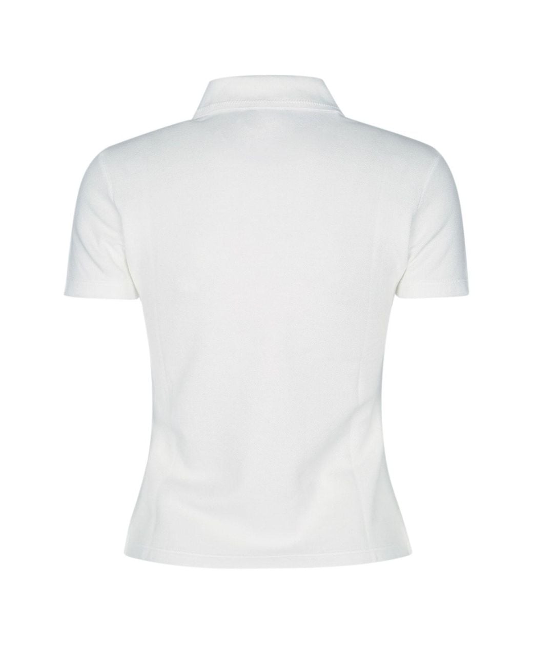 Dior White Médaillon Embroidered Polo Shirt