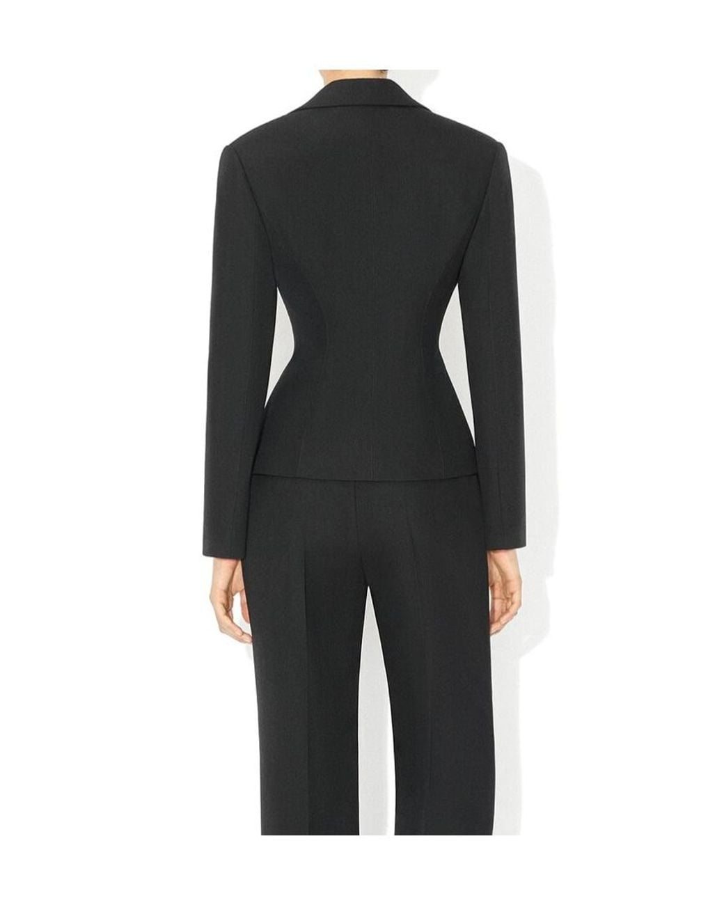 Alaïa Black Light Wool Single-Breasted Jacket