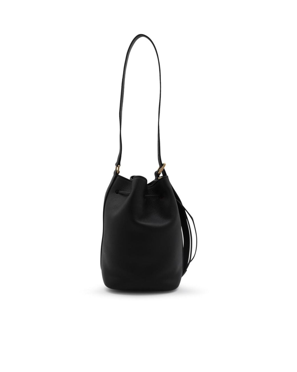 Miu Miu Black Bucket Bag Logo Shoulder Bag