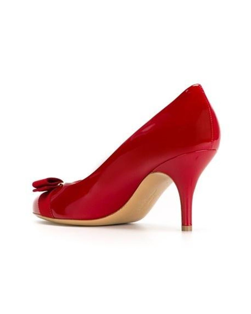 Ferragamo Red Carla' High Heels
