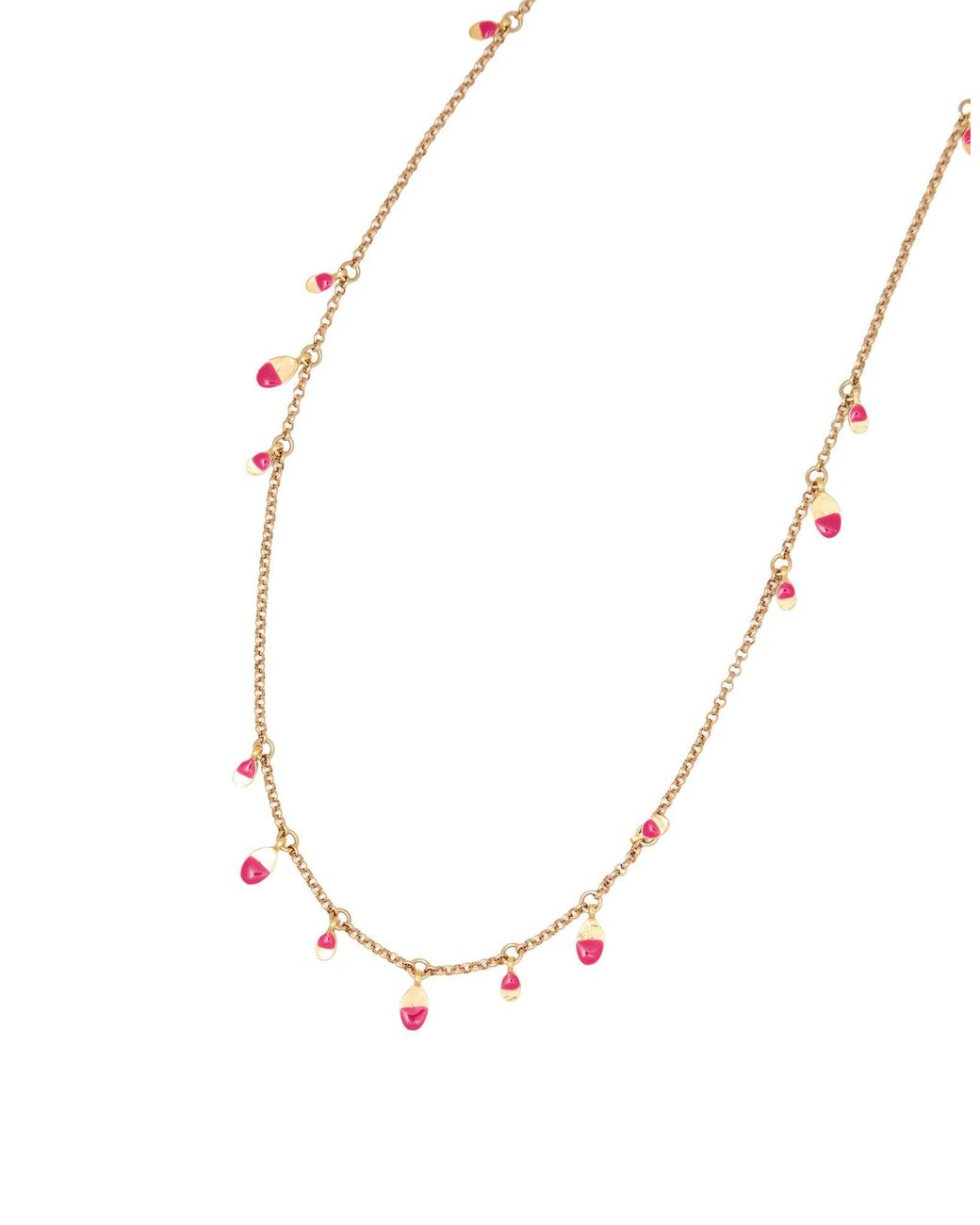 Isabel Marant White Drop Pendant Necklace