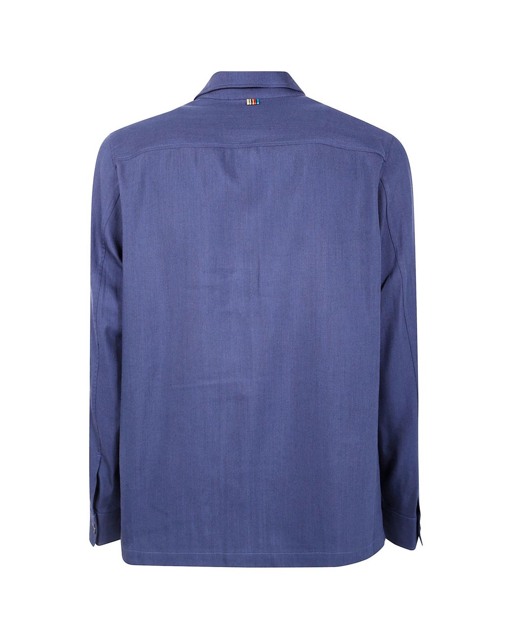 Paul Smith Blue Wool Shirt Jacket for men