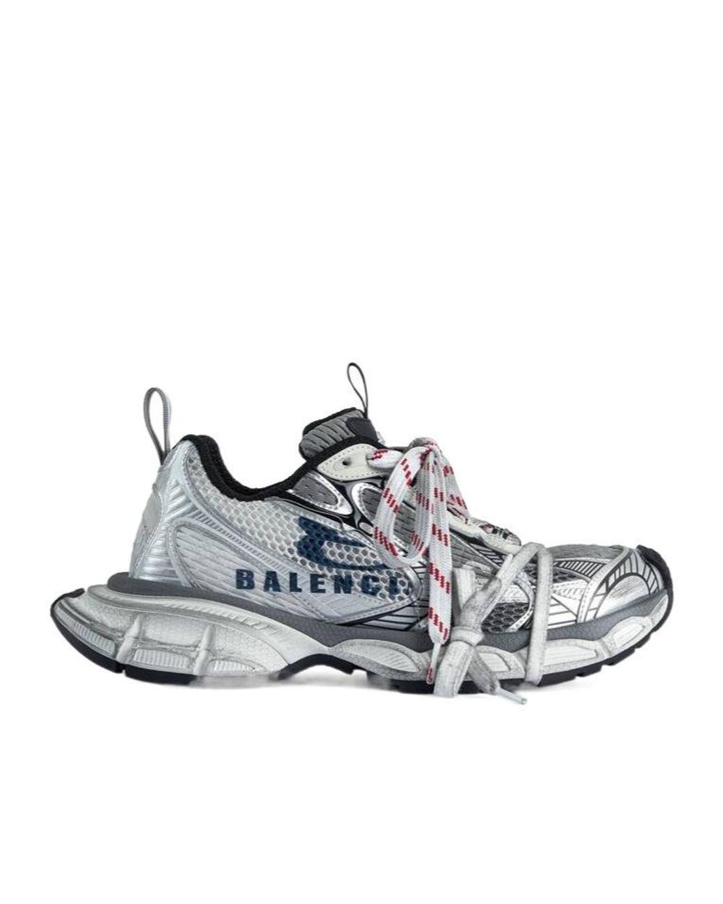 Balenciaga Gray 3 Xl Worn-Effect Sneakers for men