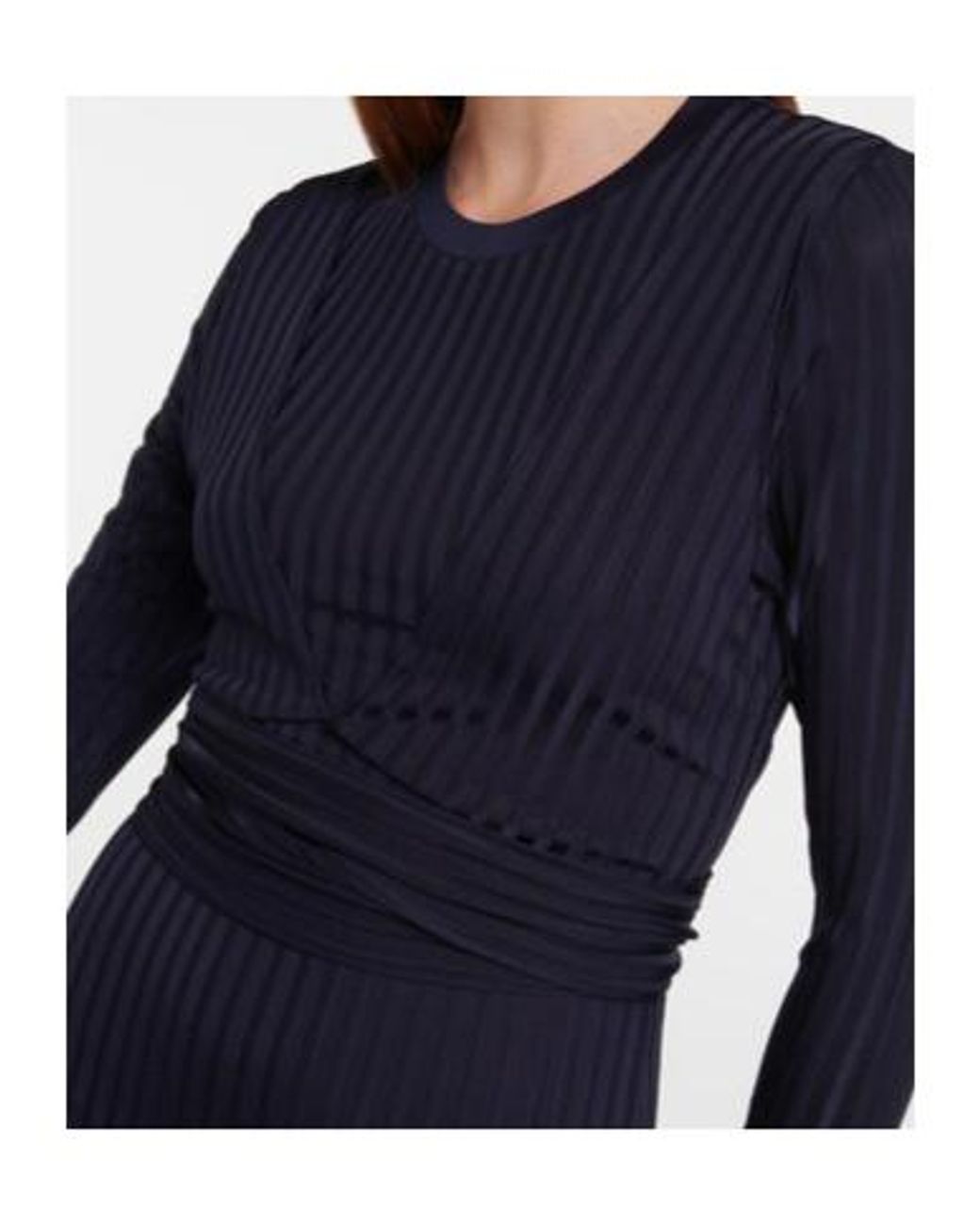 Altuzarra Blue Masika Jersey Midi Dress
