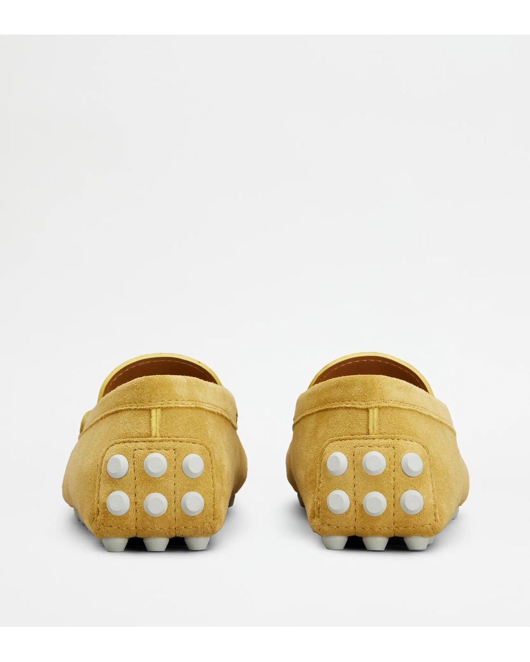 Tod's Yellow Gommino Bubble Loafers