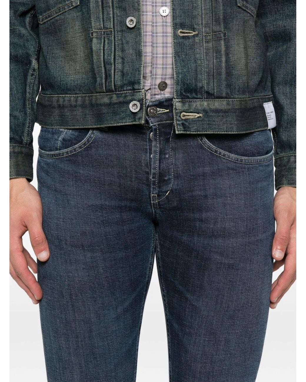 Dondup Blue Five-Pocket Jeans for men