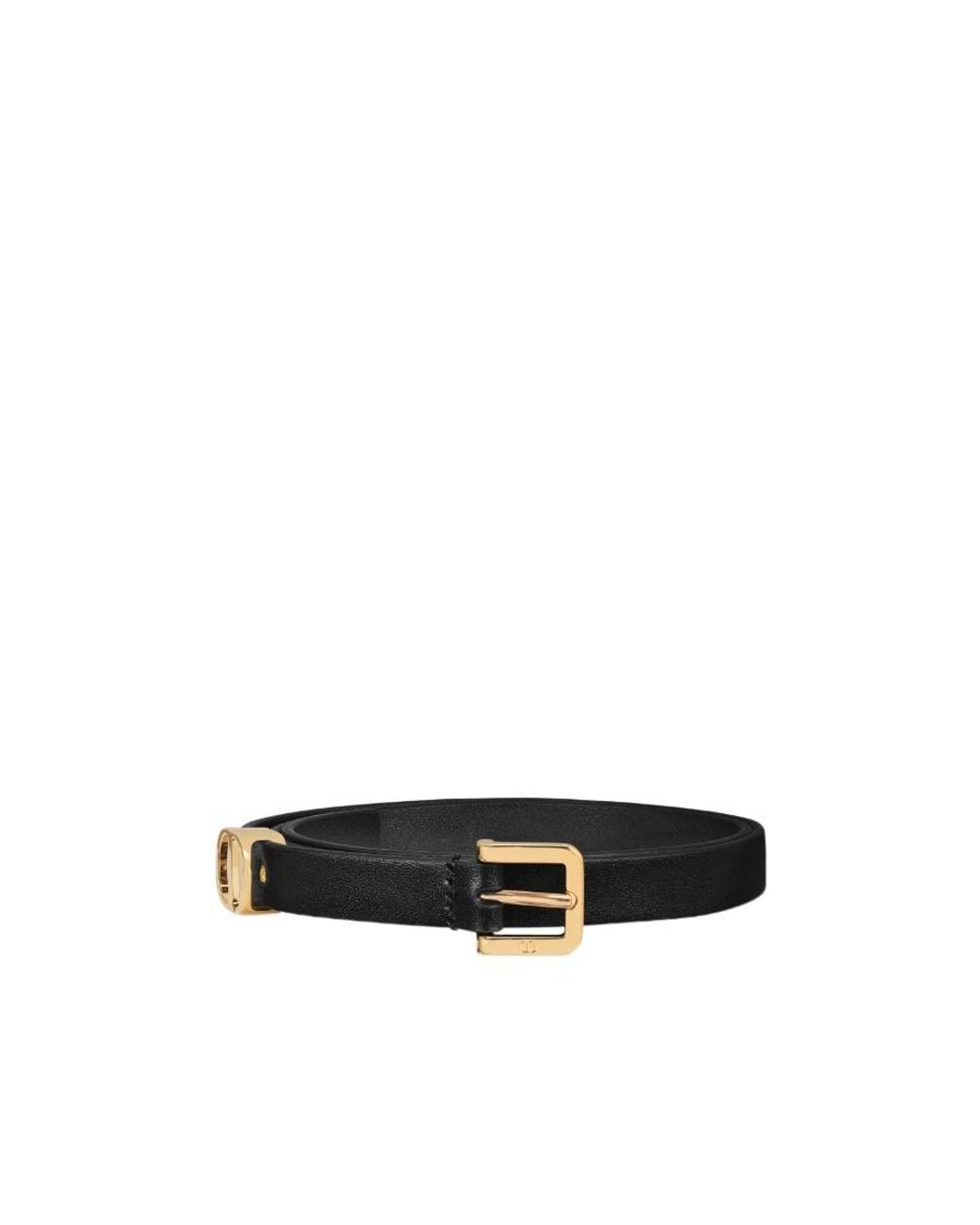 Dior White 30 Montaigne Loop Belt