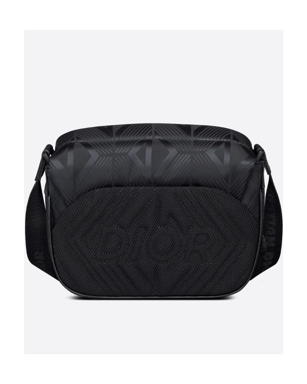 Dior Black Explorer Messenger Pouch for men
