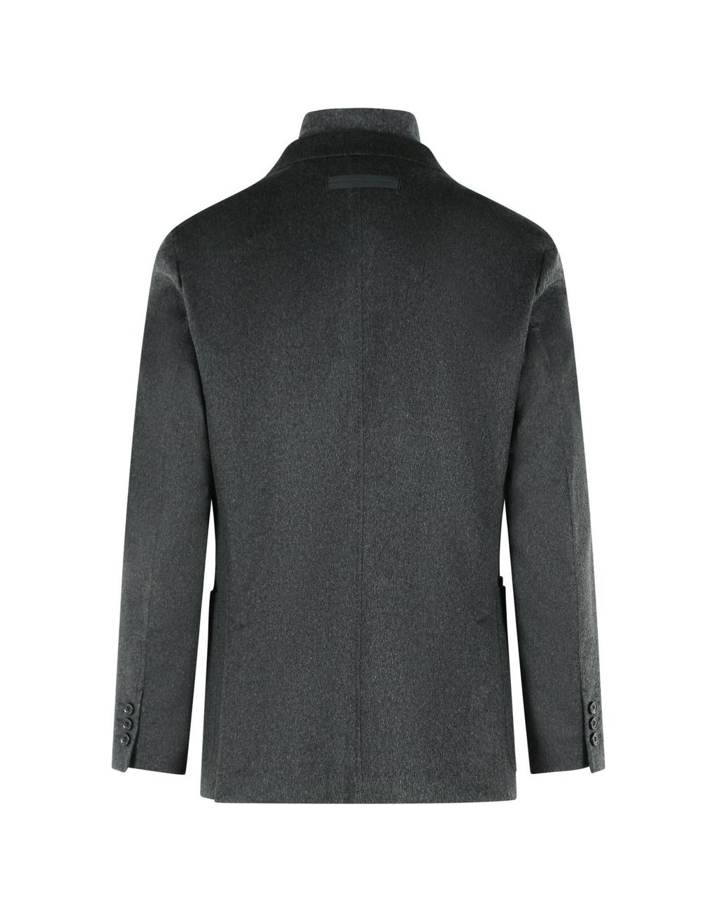 Zegna Black Long-Sleeve Blazer for men