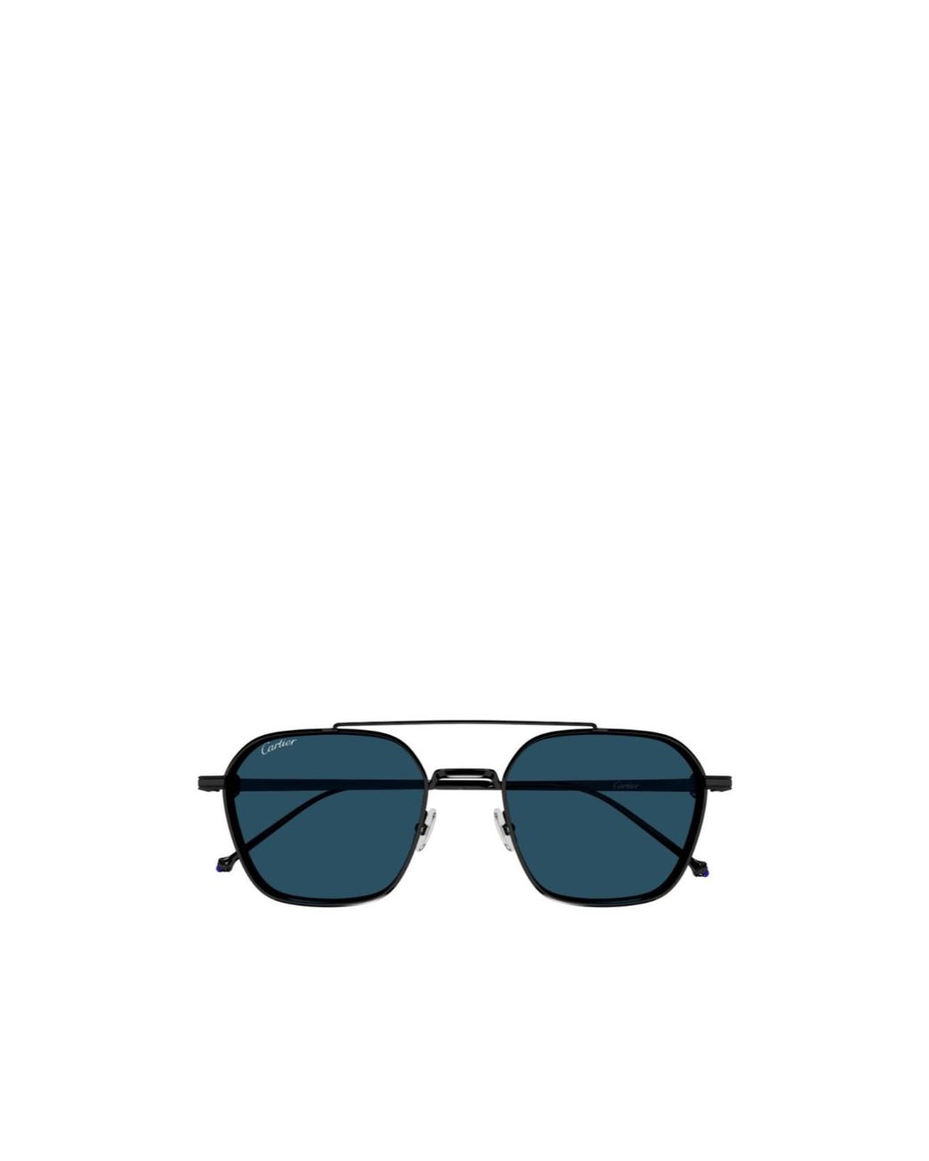 Cartier Blue Square Frame Sunglasses for men