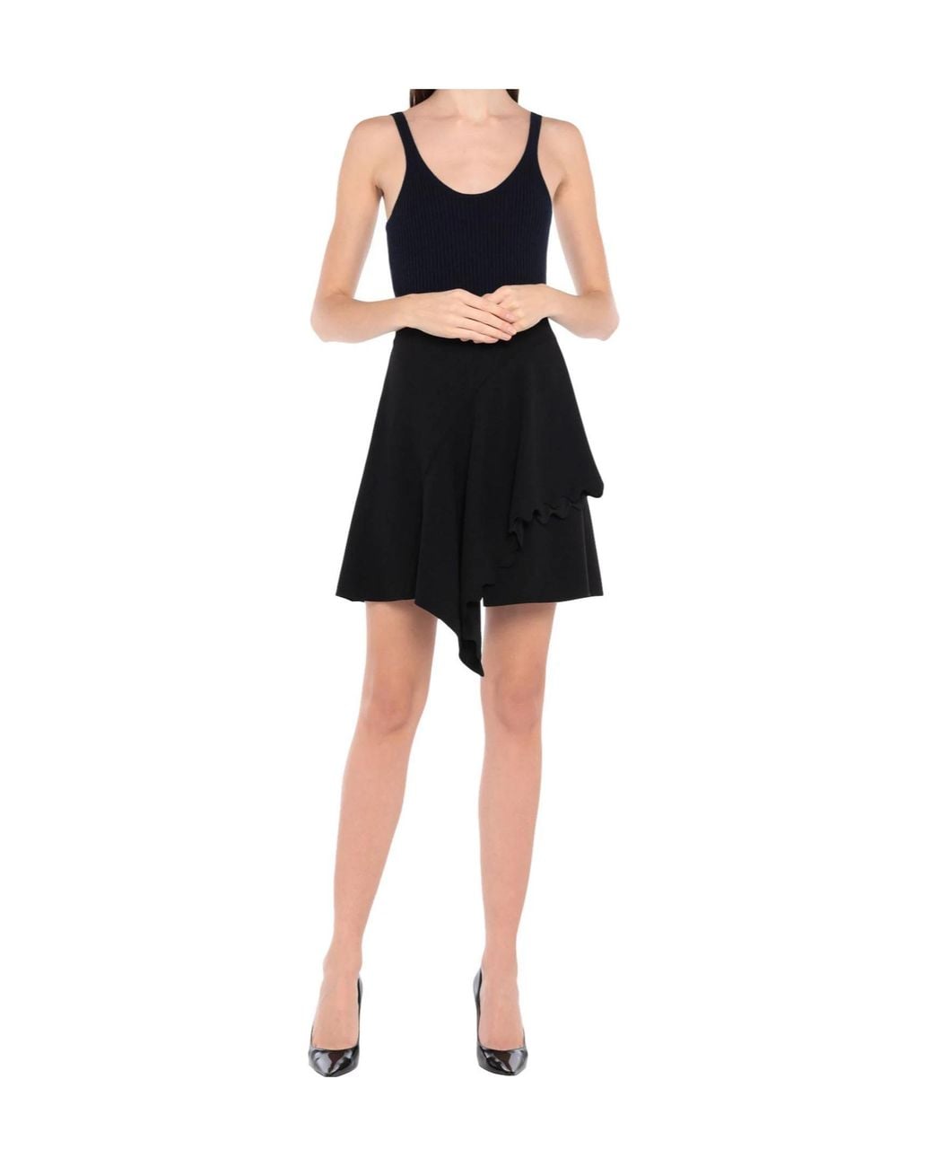 Chloé Black Asymmetrical Skirt