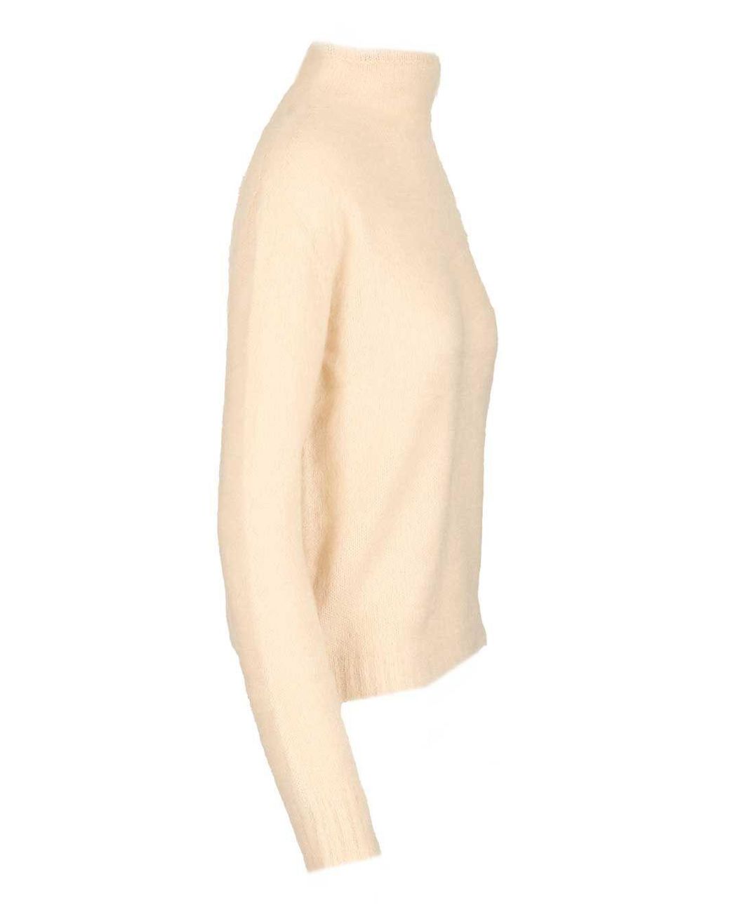 Max Mara White Humble Mohair Knit Sweater