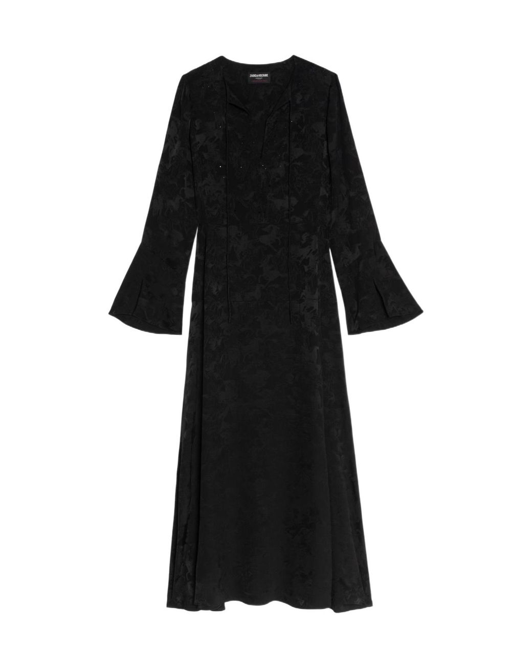 Zadig & Voltaire Black Rikal Maxi Dress