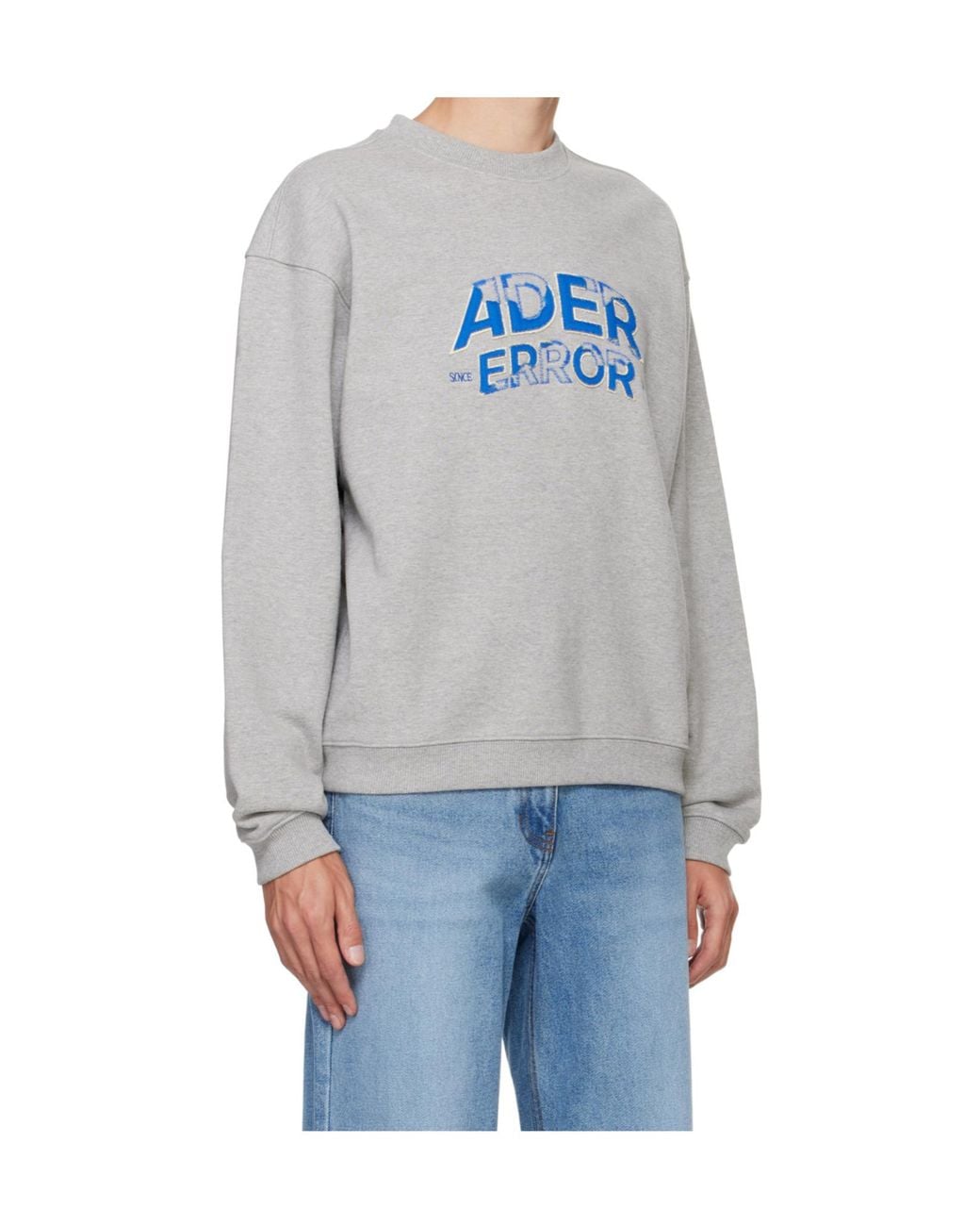 Adererror Blue Long-Sleeved Sweater for men