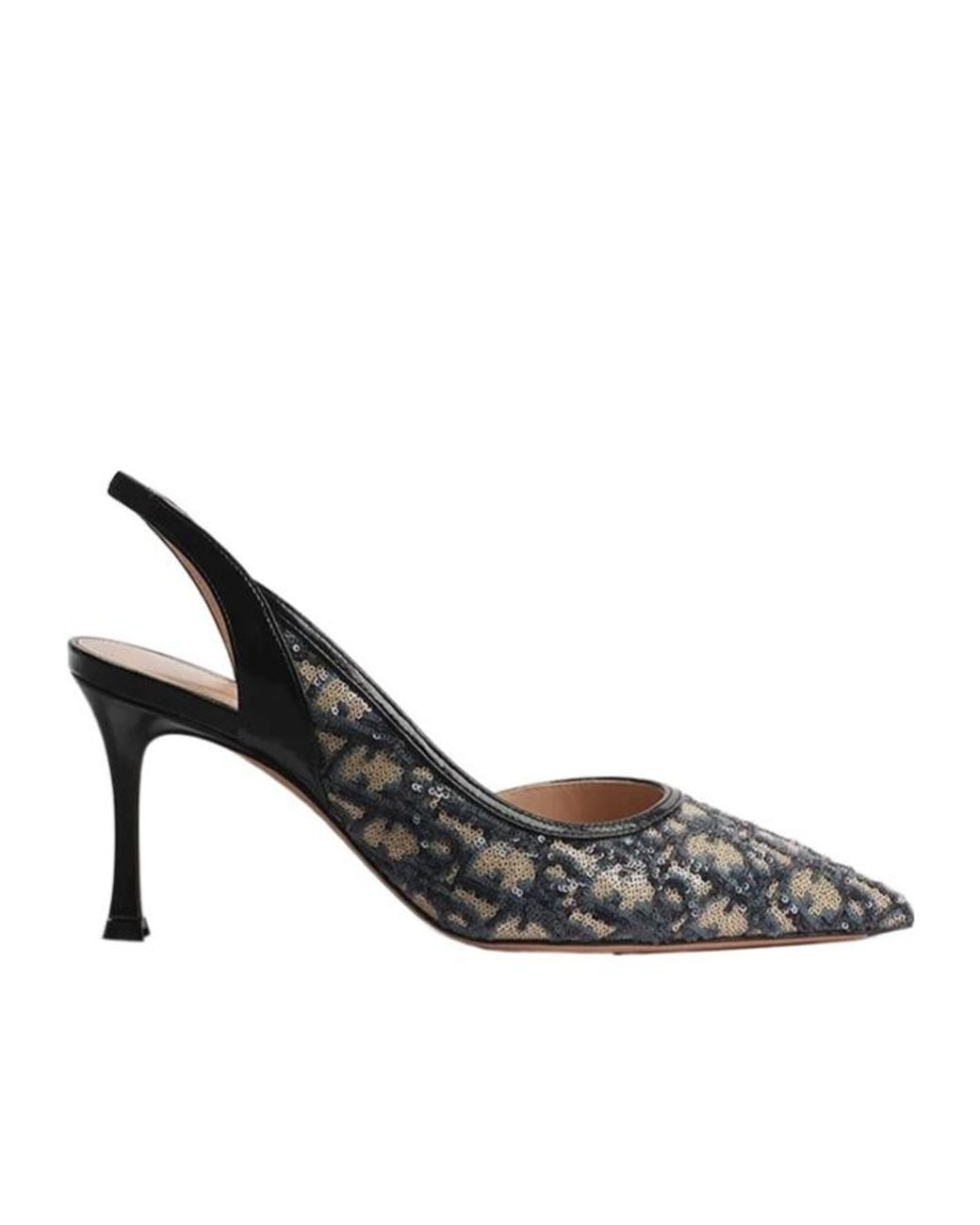 Dior Metallic Aable Slingback Pump