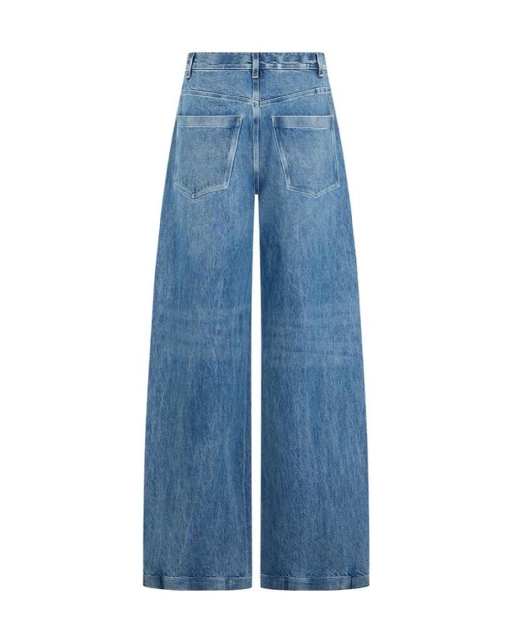 Alexander Wang Blue Wide-Leg Ballon Jeans