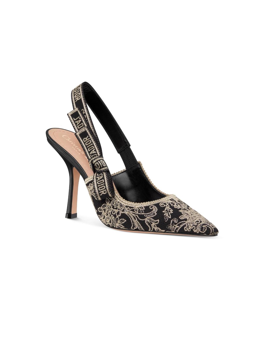 Dior Metallic J'A Slingback Pump