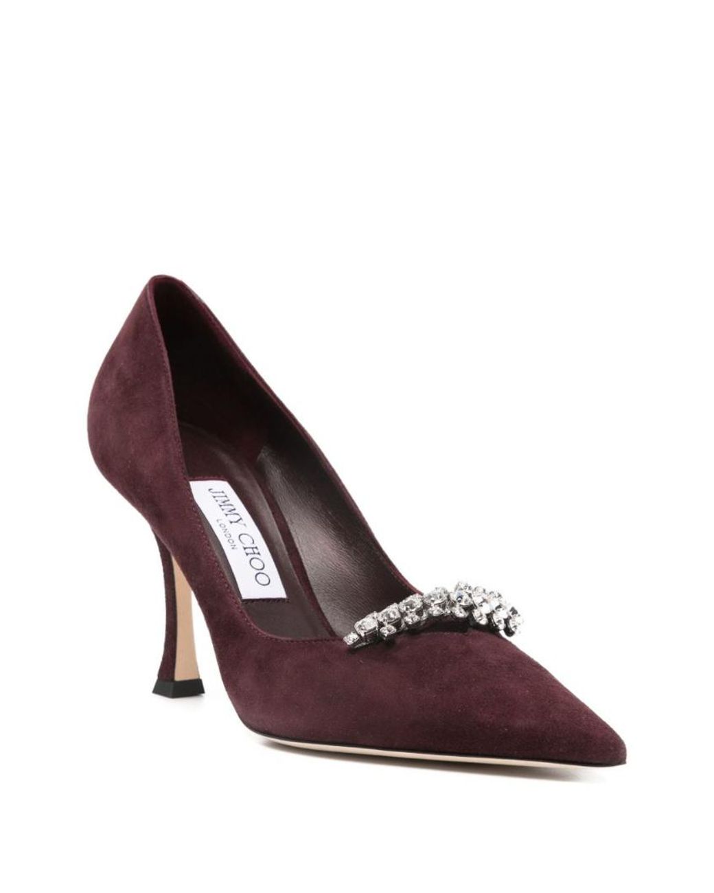 Jimmy Choo Purple Pointed High Heels