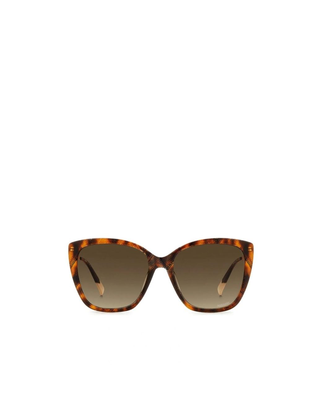 Missoni Multicolor Geometric Frame Sunglasses